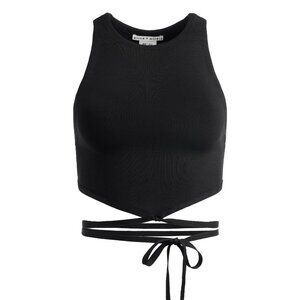 NWT Alice + Olivia Latia Strappy Tie-Waist Knit Tank Size S